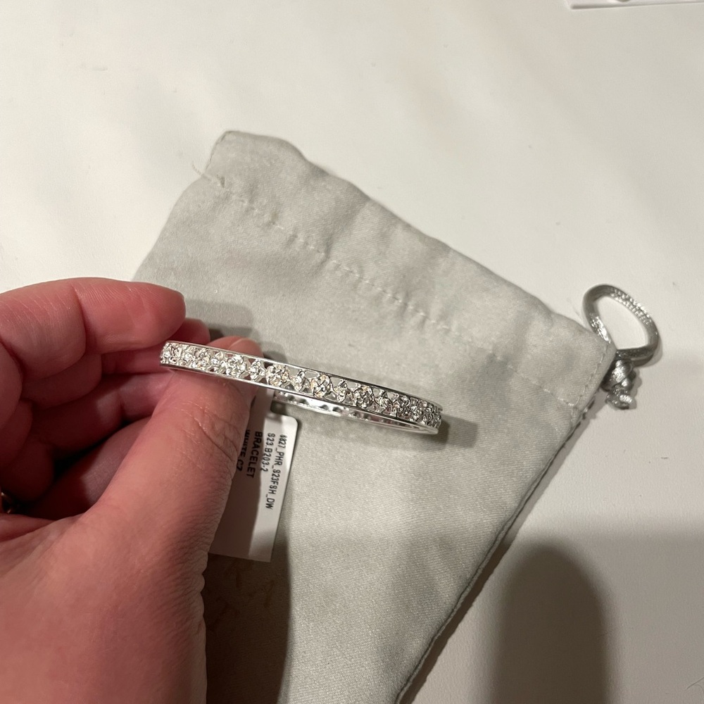 Kendra Scott PROTOTYPE Bright Silver Filigree Cuff